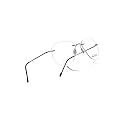 Jodykoes Rimless Spectacle Frame for Men & Women | Frameless Eyeglasses with Lightweight Metal | Adjustable Nose Pads | Office, Professional & Daily Wear