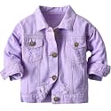 Joe Wenko Kids Toddler Baby Boys Girls Casual Outerwear Denim Jacket