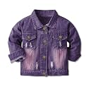 Joe Wenko Kids Toddler Baby Boys Girls Casual Outerwear Denim Jacket