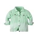 Joe Wenko Kids Toddler Baby Boys Girls Casual Outerwear Denim Jacket