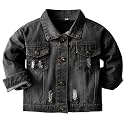 Joe Wenko Kids Toddler Baby Boys Girls Casual Outerwear Denim Jacket