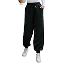 Jogger for Women Solid Cotton French Terry