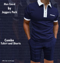 Joggers Park Striped Men Track Suit