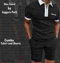 Joggers Park Colorblock Men Track Suit