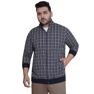 JOHN PRIDE Plus Size Men Regular Checked