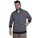 JOHN PRIDE Plus Size Men Regular Checked