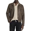 John Varvatos Men's Andrew Leather Jacket