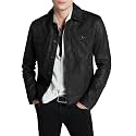 John Varvatos Men's Andrew Leather Jacket