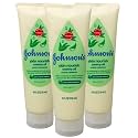 Johnson's Baby Creamy Oil with Aloe &amp; Vitamin E, Moisturizing Baby Body Lotion for Delicate Skin, Hypoallergenic and Free of Parabens, Phthalates, and Dyes, 8 Fl Oz, Pack of 3