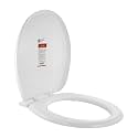 Johnson Bathrooms Polypropylene (PP) Amaze Slim Toilet Seat Cover | Square Shaped Seat Cover For Bathroom Commode (46 X 34 Cm) | Soft-Close Feature | 2 Years Warranty (PA091PWAMZ - White Colour)