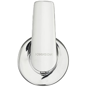 johnson coral virgin brass angle cock for bathroom 12 inch angle valve tap with wall flange chrome finish angle tap for wash basin toilet jet spray and washing machine 10 year warranty