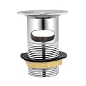 Johnson Brass 2.5 inch 84mm Waste Coupling| Half Thread Waste Coupling for Wash Basins| White Chrome Drain Outlet