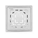 Johnson Curl 5x5 inches Square Floor Drain| SS304 Grade Floor Trap Jali/Drain Cover| Anti-Rust, Matt/Satin Finish | 2 Year Warranty (T3081S- Stainless Steel)