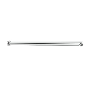 johnson round shower arm 9 inches long with wall flange  ss304 grade anti-corrosion shower holder for overhead showers  2 year warranty t7069r0- cp finish