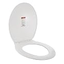 Johnson Ruby Next Toilet Seat Cover | Oval-shaped Germ-free PP Toilet Seat Cover for Bathroom Commode Cover (44 x 36 cm) | 2 Years Warranty (P0478PW0101 - White Colour)