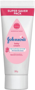 JOHNSONS Baby Cream for soft and moisturised