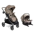 Joie Baby, Ginger LX 4-in1 Stroller + Joie Baby Mint Latch Car Seat (Mocha)