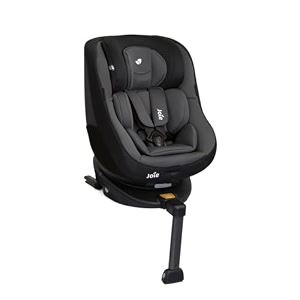 joie spin 360 car seat - isofix baby car seat 360 rotatable ece r4404 certified rear and forward facing for 0 to 4 years age with integrated load leg ember