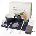 Joiish 10-Pcs Matcha Whisk Set, Matcha Kit with Measuring Spoon/Cup