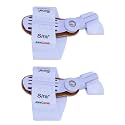 Bunion Corrector Toe Splint for Big Toe Alignment | Adjustable Hallux Valgus Corrector Brace | Orthopedic Big Toe Straightener Support | Pain Relief Foot Corrector for Men &amp; (white, 2)