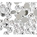 Jollin Crystal Flatback Rhinestones Gems for Crafts 1.4mm SS3, Crystal