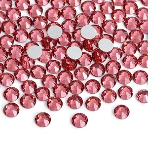 jollin glue fix crystal ab flatback rhinestones ss20 576pcs rose