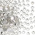 Jollin Crystal Flatback Rhinestones Gems for Crafts 1.6mm SS4, Crystal