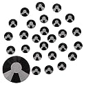 Jollin Glue Fix Crystal AB Flatback Rhinestones (ss20 576pcs, Jet AB)