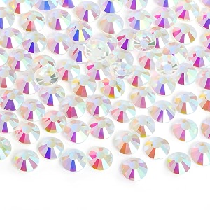 jollin crystal flatback rhinestones for crafts 28mm ss10 transparent ab