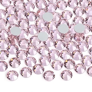 jollin glue fix crystal flatback rhinestones glass diamantes gems for nail art crafts decorations clothes shoesss20 1440pcs pink