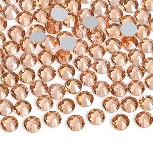 jollin crystal flatback rhinestones gems for crafts 48mm ss20 champagne