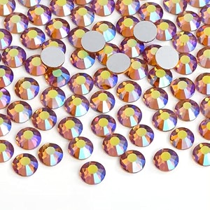 jollin glue fix crystal ab flatback rhinestones ss20 576pcs jet ab