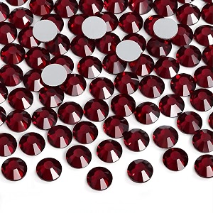 jollin crystal flatback rhinestones gems for crafts 64mm ss30 dark siam