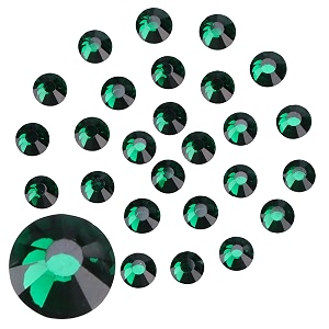 jollin glue fix flatback rhinestones glass diamantes gems for nail art ss16 1440pcs drak green