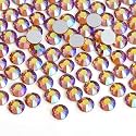Jollin Glue Fix Crystal AB Flatback Rhinestones (ss20 576pcs, Jet AB)