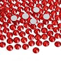 Jollin Crystal Flatback Rhinestones Gems for Crafts 3.2mm SS12, Siam