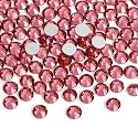 Jollin Crystal Flatback Rhinestones Gems for Crafts 3.2mm SS12, Rose