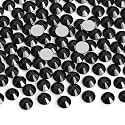 Jollin Glue Fix Flatback Rhinestones Glass Diamantes Gems for Nail Art (ss16 1440pcs, Jet)