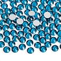 Jollin Crystal Flatback Rhinestones Gems for Crafts 4mm SS16, Blue Zircon