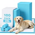 36"x36" Pee Pads for Dogs-100 Pack Super Absorbent XXXL Potty Pads for Dogs