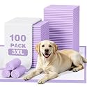 36"x36" Dog Pee Pads-100 Pack Lavender Scented XXXL Potty Pads for Dogs