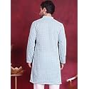 Jompers Cotton Chikankari Embroidered Regular Fit Kurtas