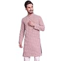 Jompers Cotton Chikankari Embroidered Regular Fit Kurtas