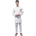 Jompers Men39s Cotton Embroidered Straight Kurta Pyjama