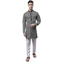 Jompers Men39s Cotton Embroidered Straight Kurta Pyjama