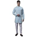 Jompers Men39s Cotton Embroidered Straight Kurta Pyjama