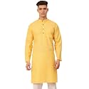 Jompers Men39s Cotton Ethnic Solid Kurta.