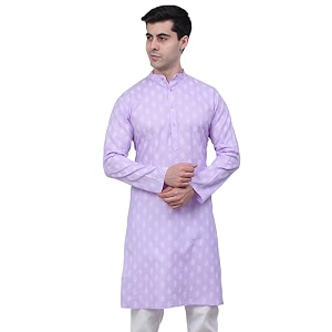 Jompers Mens Cotton Floral Printed Kurtas