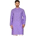Jompers Men39s Cotton Floral Printed Kurtas