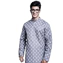 Jompers Men39s Cotton Floral Printed Kurtas